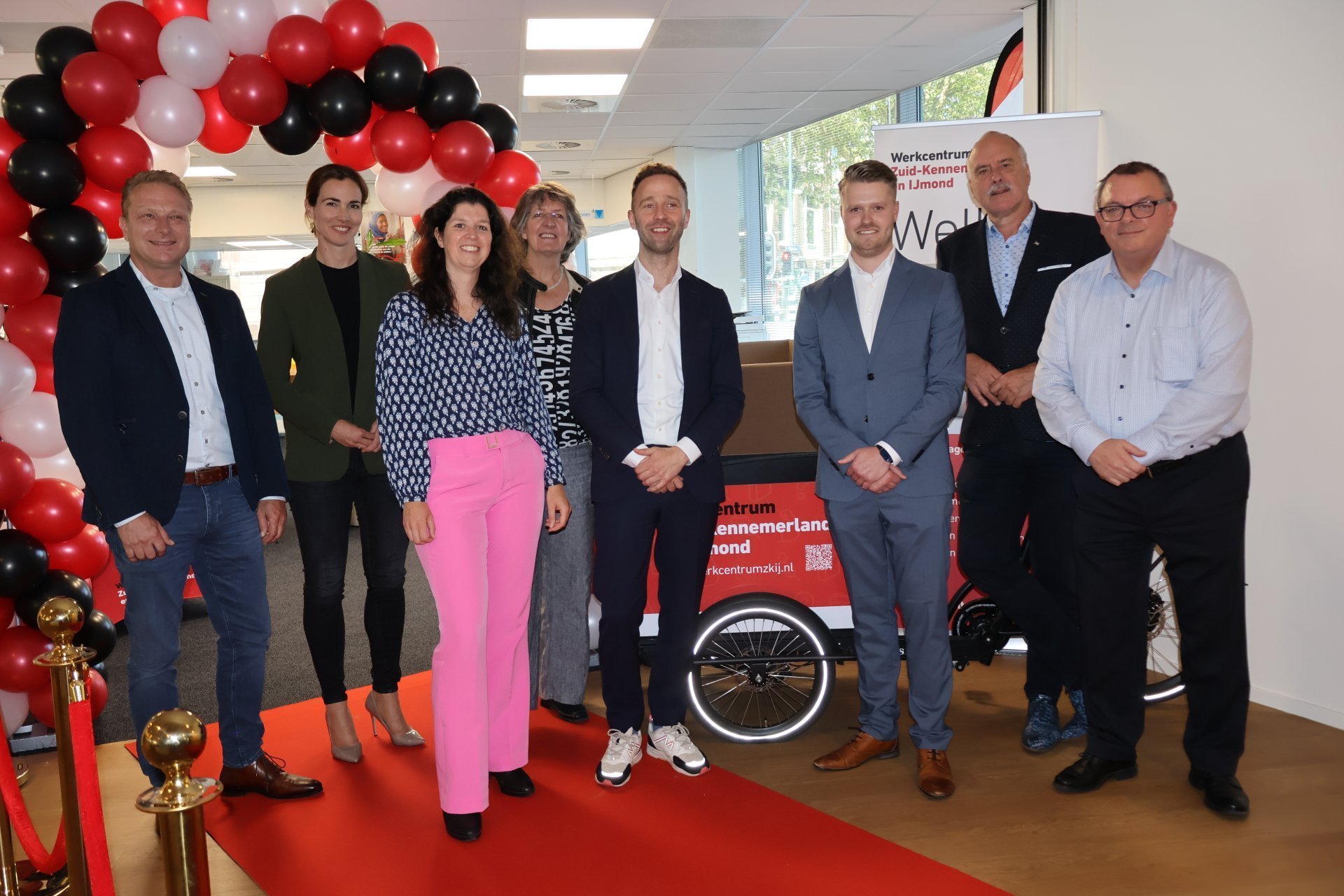Bij de opening van het Werkcentrum Zuid-Kennemerland en IJmond