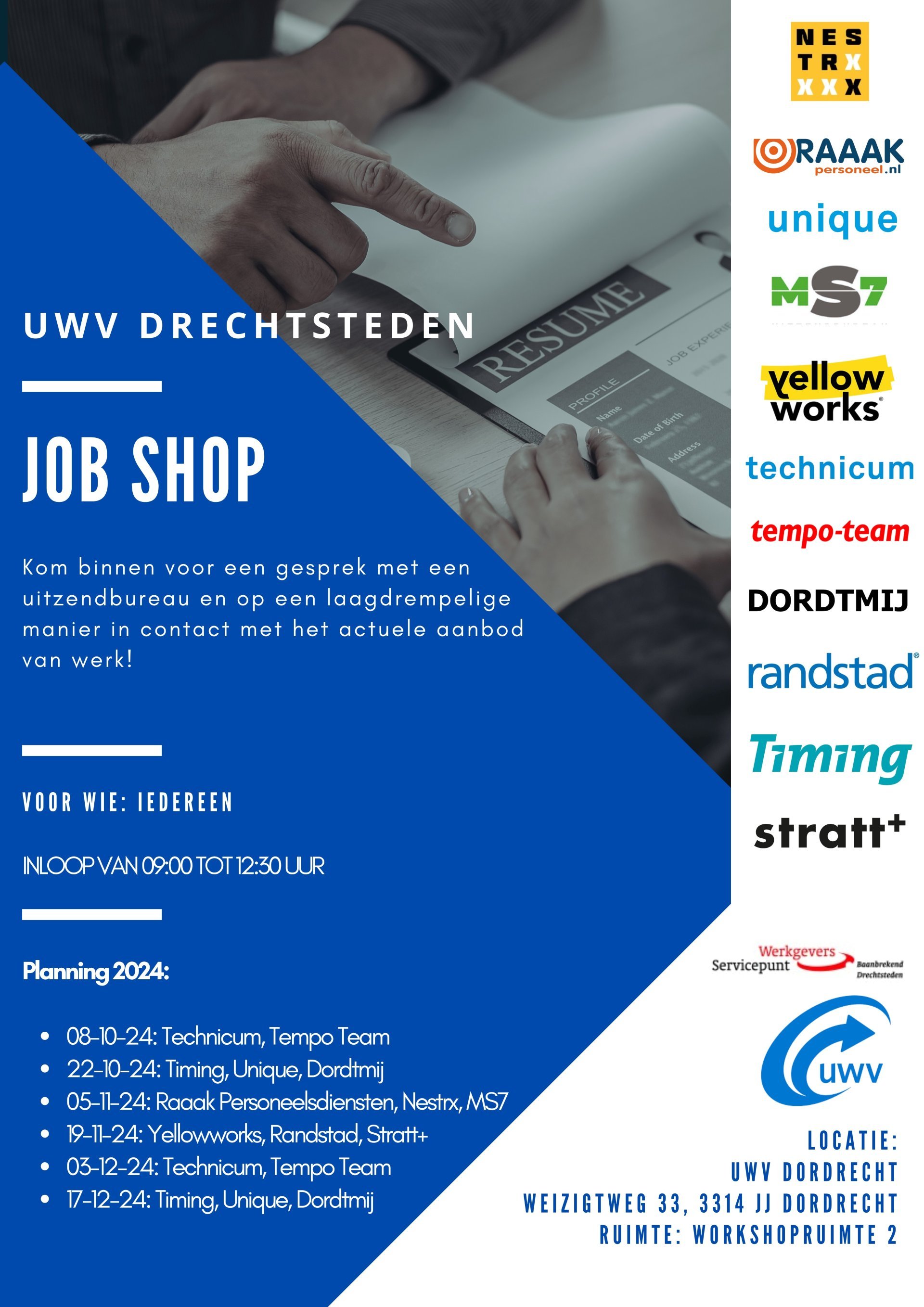 flyer Job Shop 2024