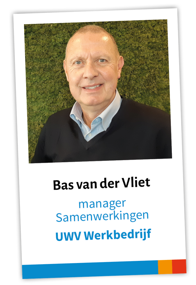 Bas van der Vliet, manager samenwerkingen UWV Werkbedrijf