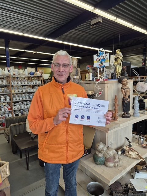 Kringloopmedewerker met certificaat